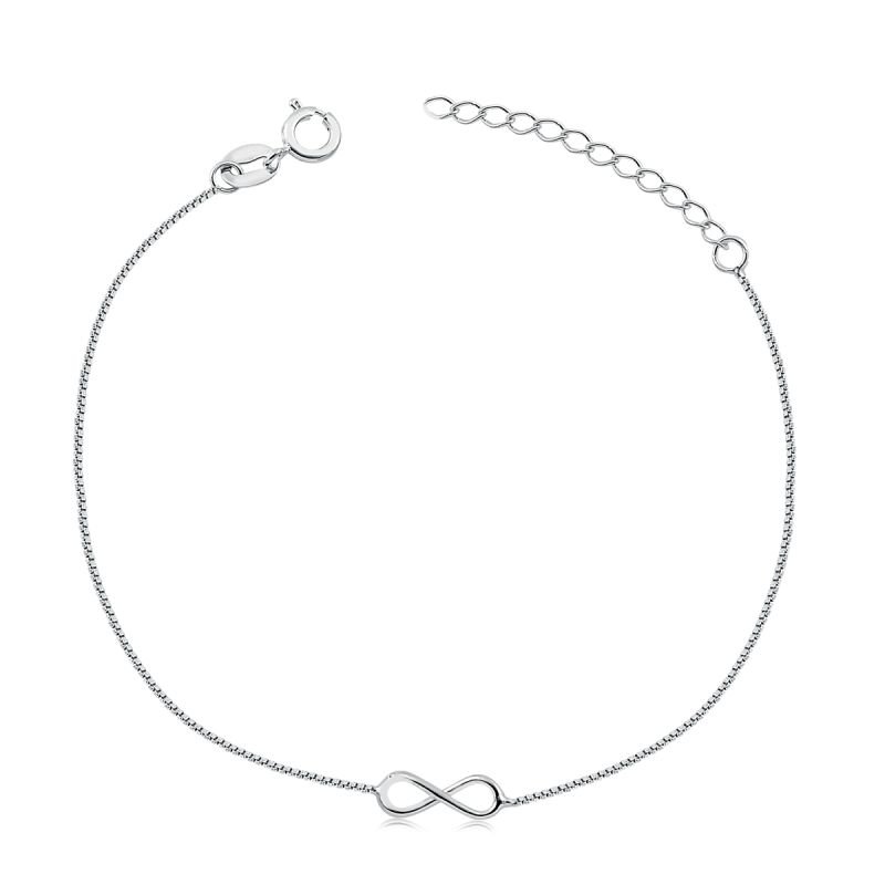 PULSEIRA PRATA INFINITO LISO