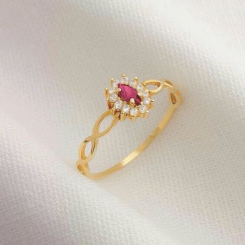 ANEL FORMATURA PEDRA CENTRAL COLORIDA