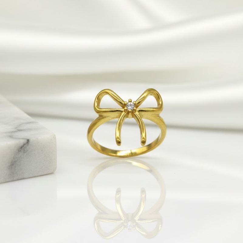 ANEL LAÇO COM ZIRCÔNIA