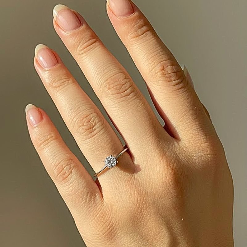 ANEL PRATA 925 SOLITÁRIO