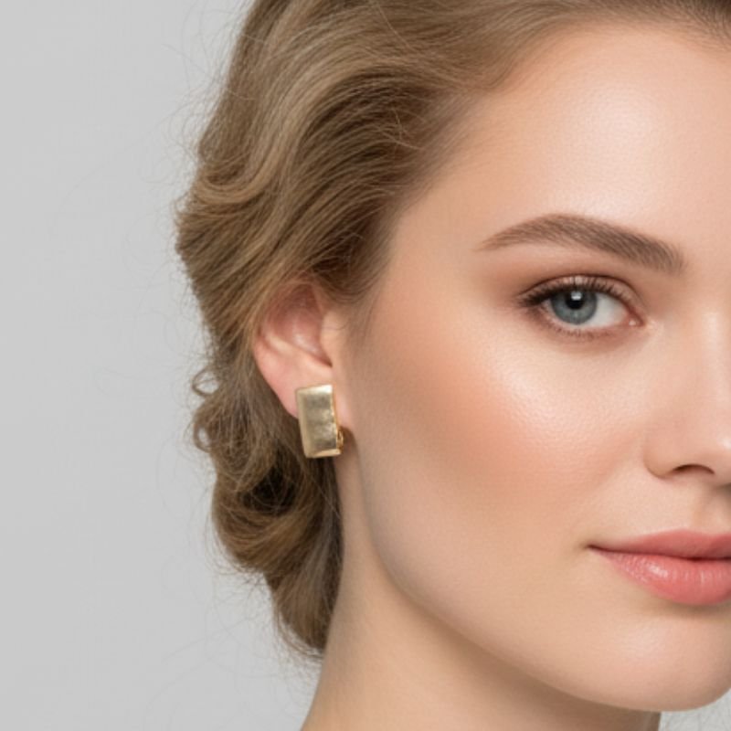 ARGOLA LISA RETANGULAR