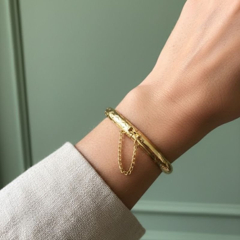BRACELETE DIAMANTADO COM PEGA LADRÃO