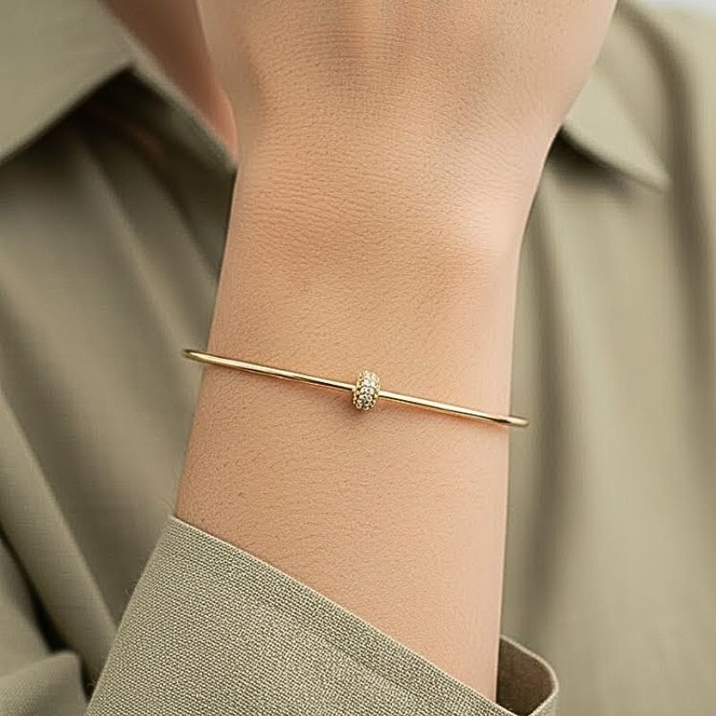 BRACELETE INSPIRAÇÃO COM ZIRCÔNIAS