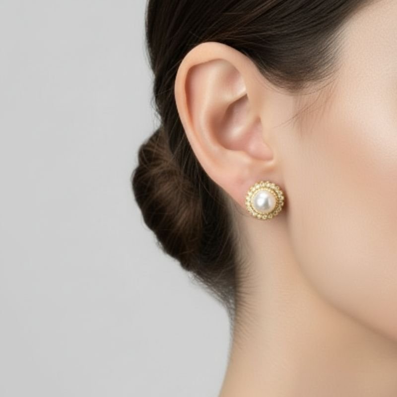 BRINCO PÉROLA E PEDRAS