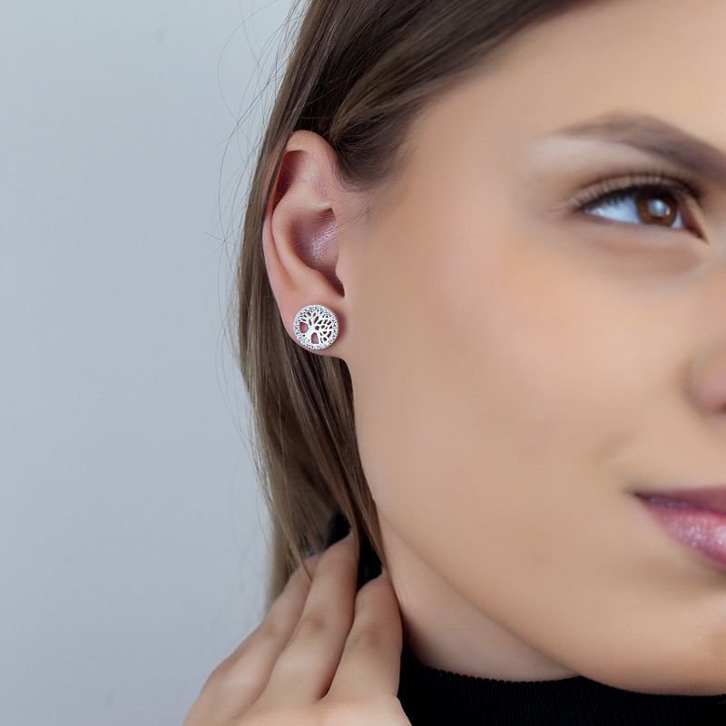 BRINCO PRATA 925 ÁRVORE DA VIDA