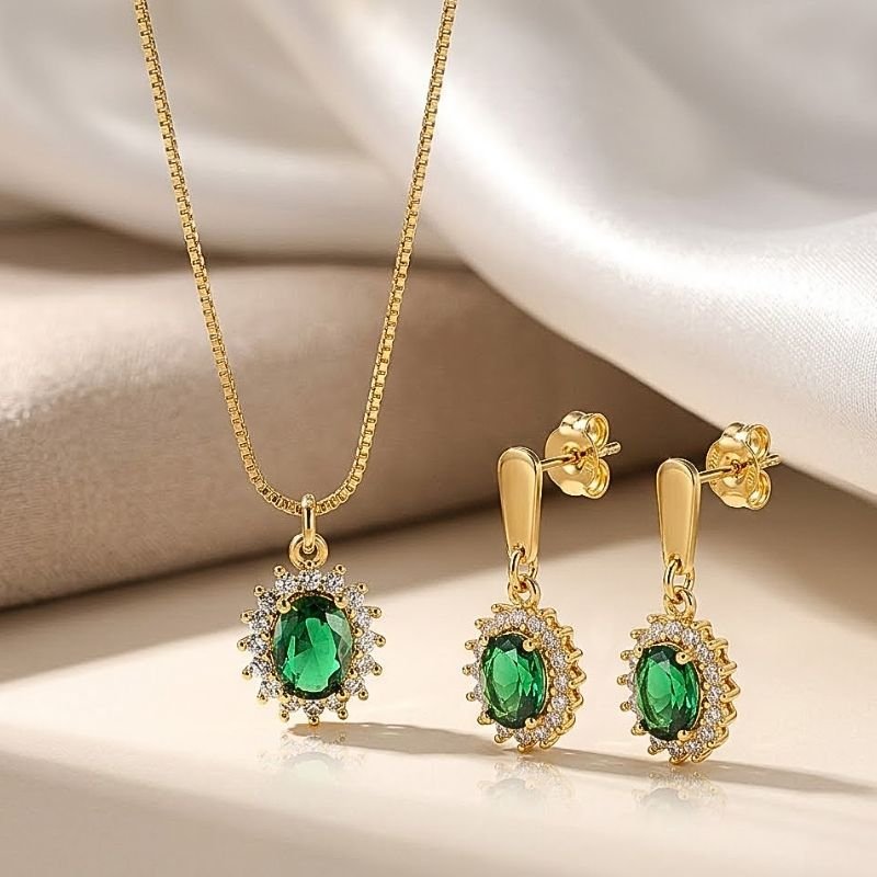 CONJUNTO GOTA VERDE