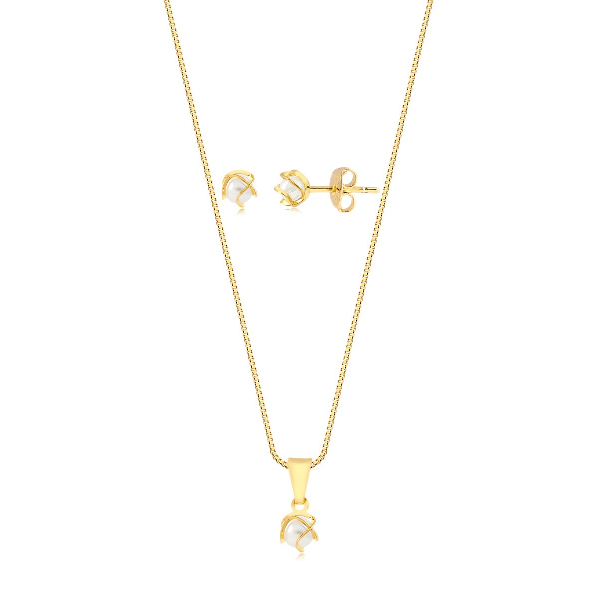 CONJUNTO PÉROLA DELICADA