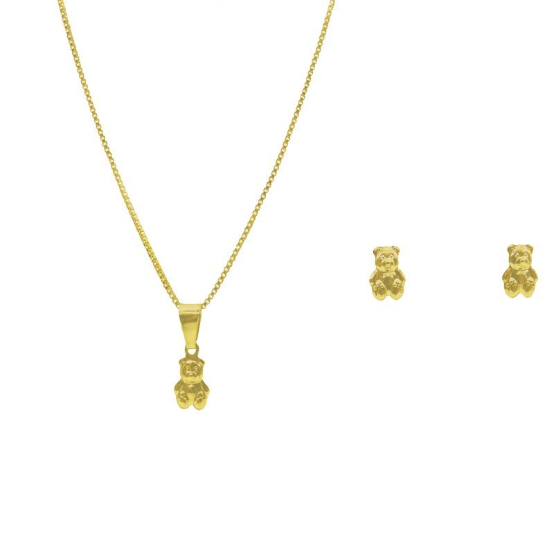 CONJUNTO URSO INFANTIL DELICADO