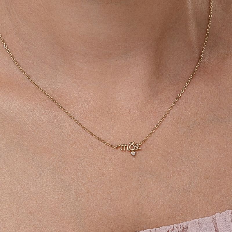 GARGANTILHA MÃE COM PEDRA