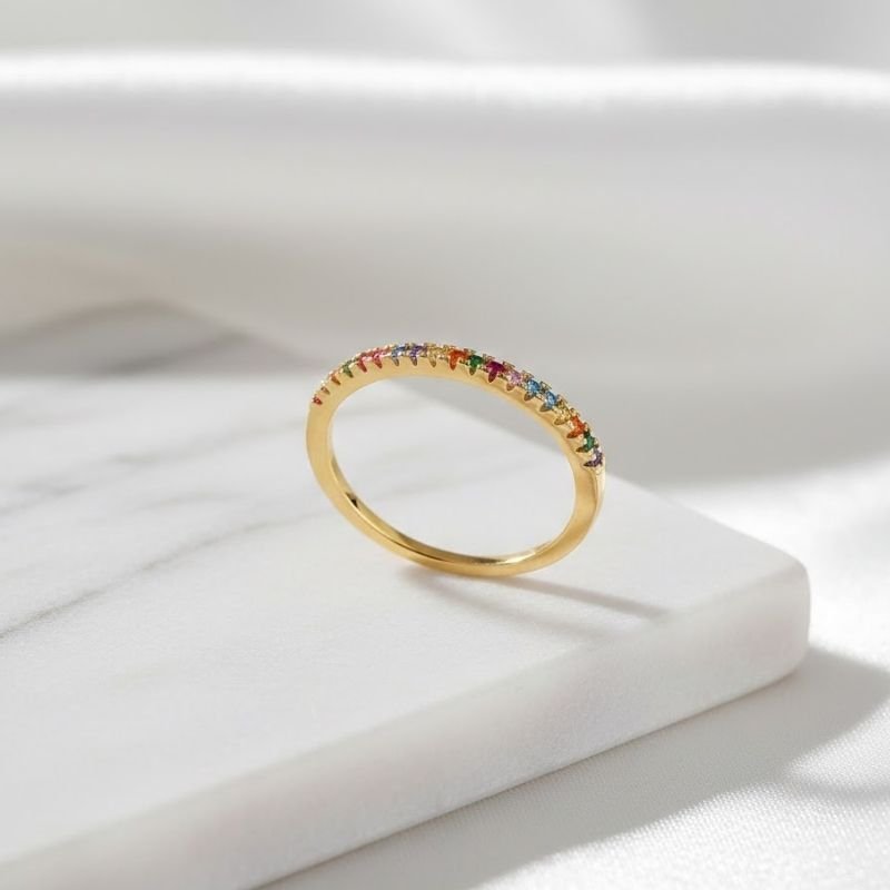 MEIA ALIANÇA MULTICOLOR