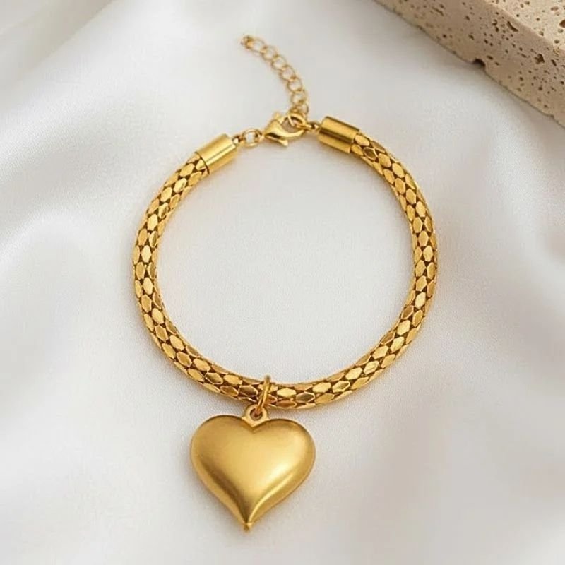 MIX CORAÇÃO GARGANTILHA, ANEL E PULSEIRA