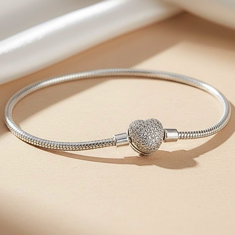 PANDORA PRATA 925 COM FECHO ZIRCÔNIAS