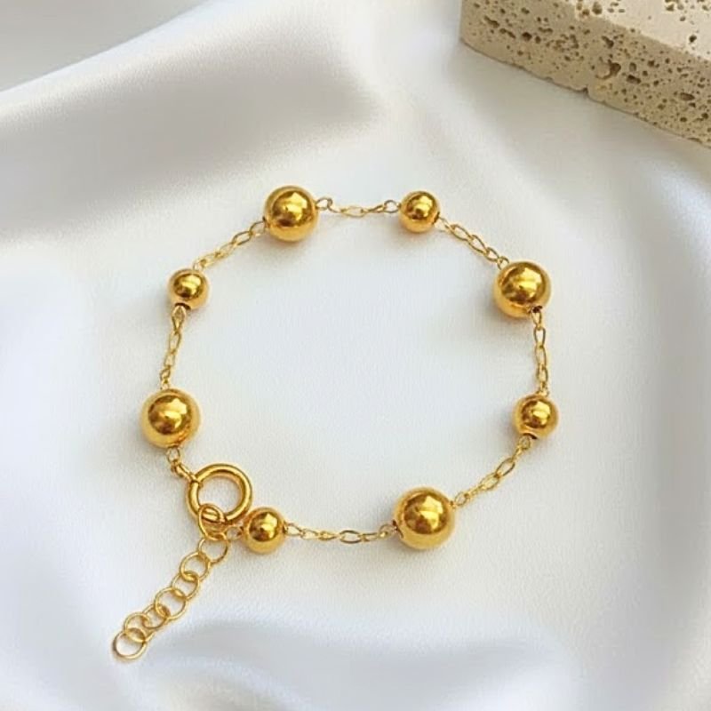 PULSEIRA BOLA MAIOR E MENOR BANHADA