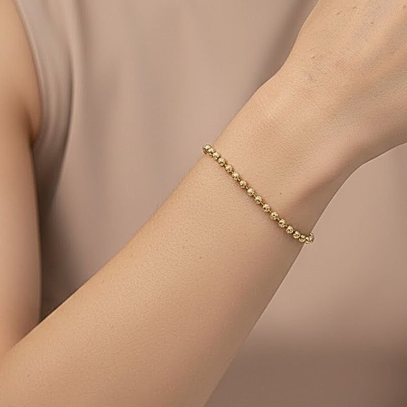 PULSEIRA BOLINHAS MARTELADAS