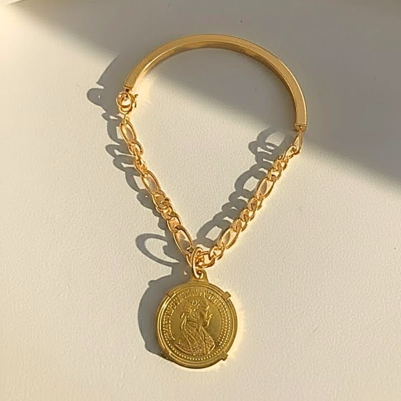 PULSEIRA BRACELETE MOEDA