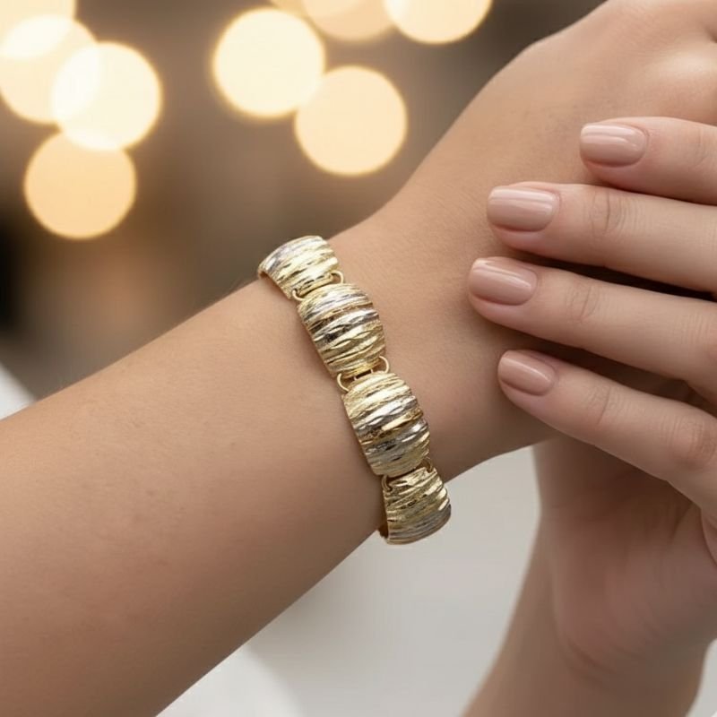 PULSEIRA DIAMANTADA COM RÓDIO 3 CORES