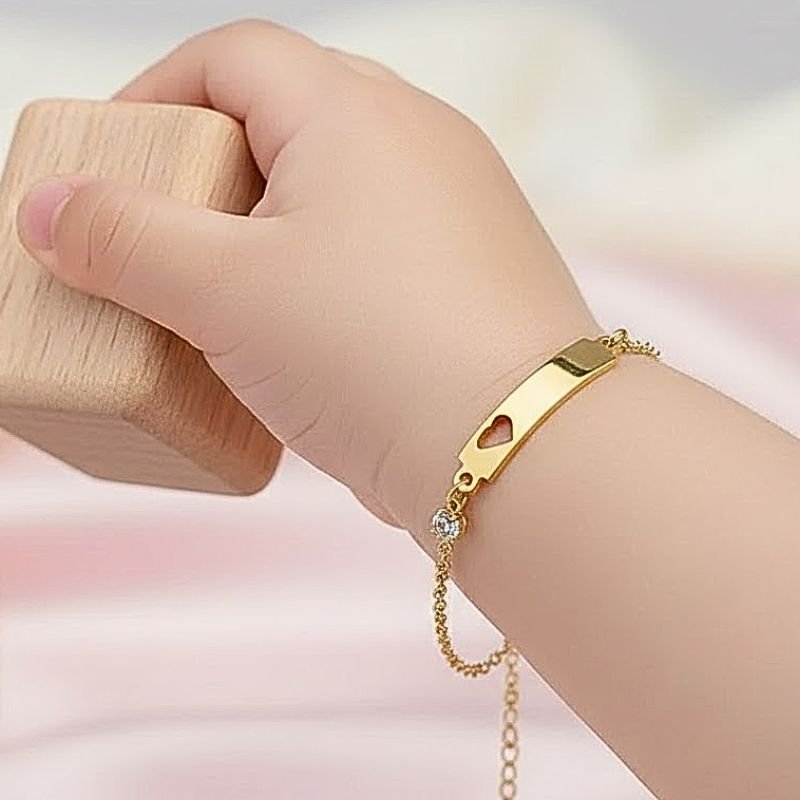 PULSEIRA INFANTIL CHAPA CORAÇÃO