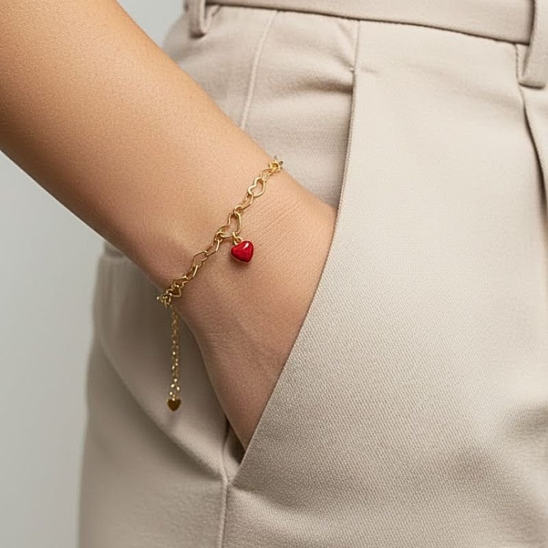 PULSEIRA INFANTIL CORAÇÕES