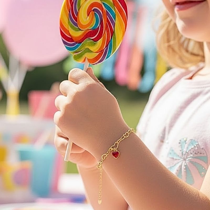 PULSEIRA INFANTIL CORAÇÕES