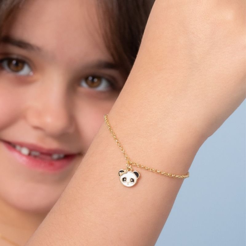 PULSEIRA INFANTIL PANDA RESINADA