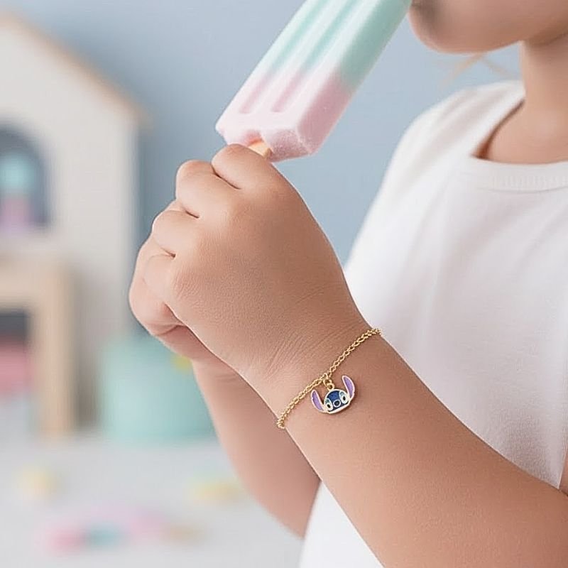 PULSEIRA INFANTIL STITCH RESINADA