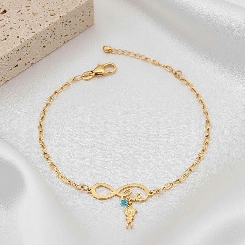 PULSEIRA INFINITO LOVE FILHOS MENINA E MENINO