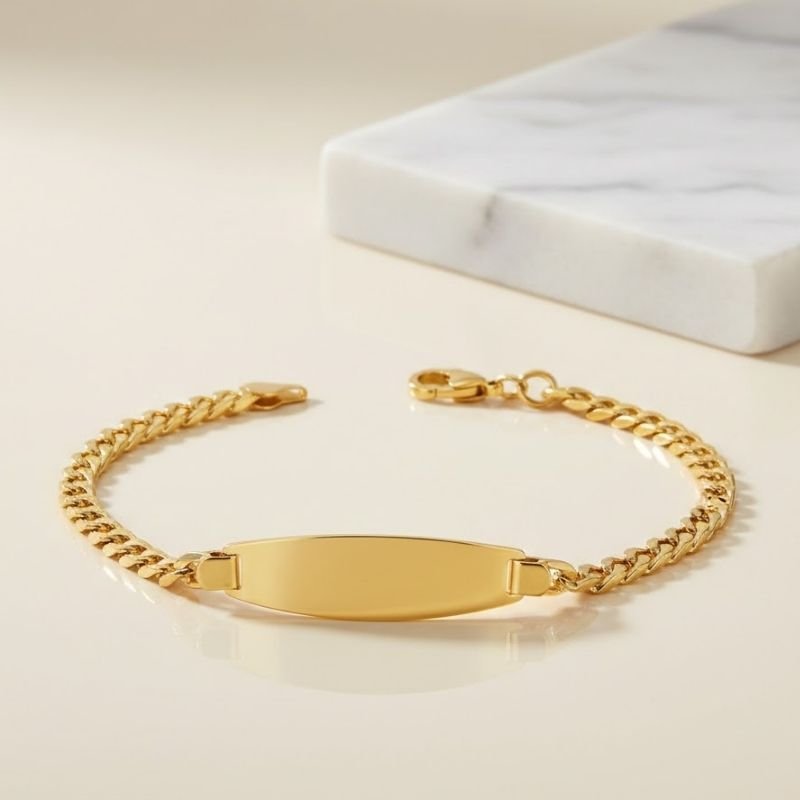 PULSEIRA PLACA UNISEX COM COR GRUME