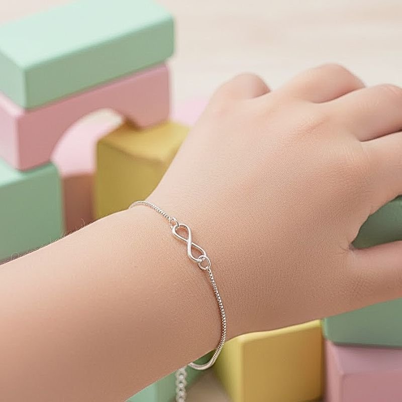 PULSEIRA PRATA INFINITO INFANTIL
