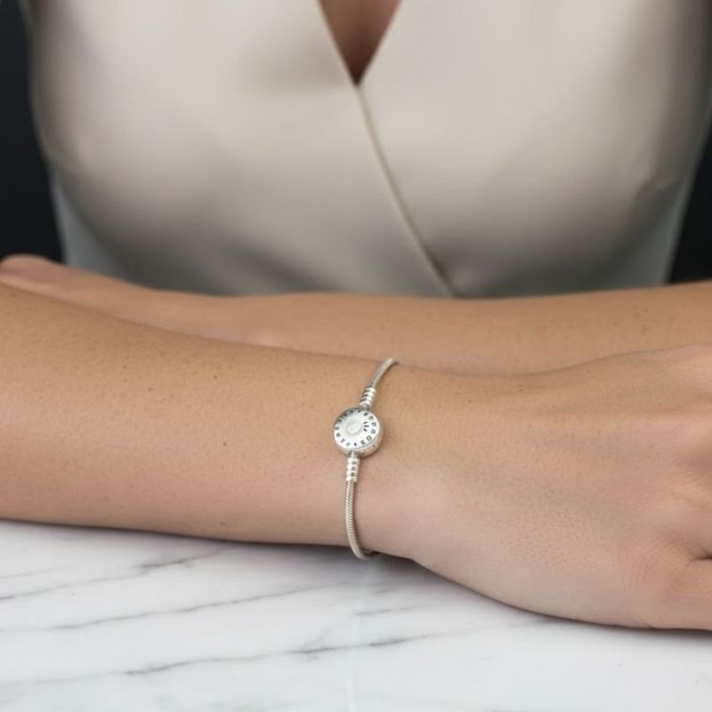 PULSEIRA PRATA PANDORA ABACAXI