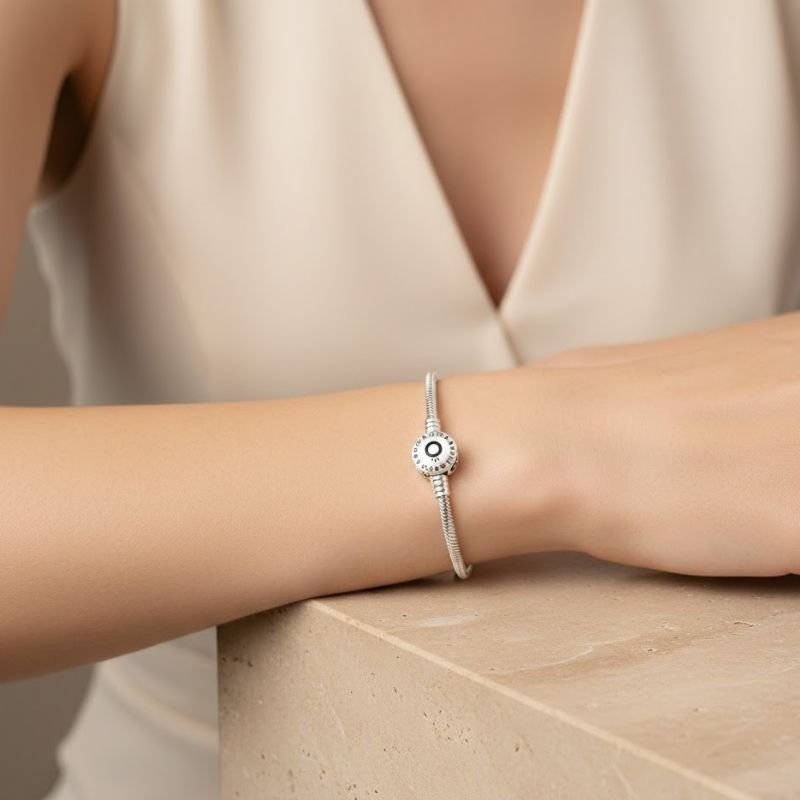 PULSEIRA PRATA PANDORA ABACAXI
