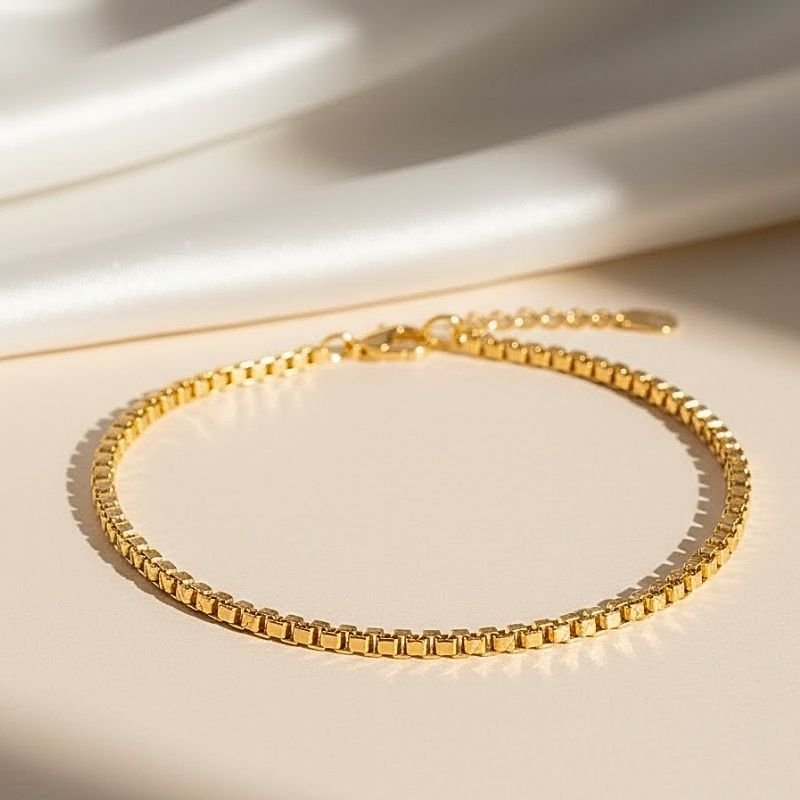 PULSEIRA VENEZIANA GROSSA BANHADA A OURO