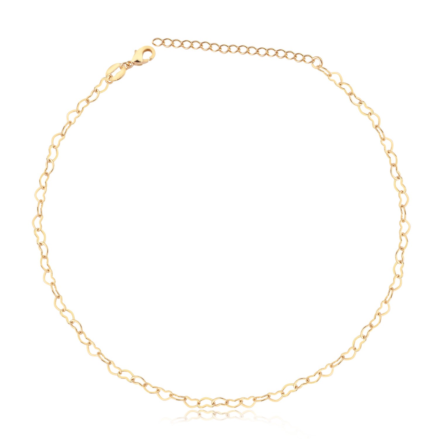 TORNOZELEIRA CORAÇÕES MENORES