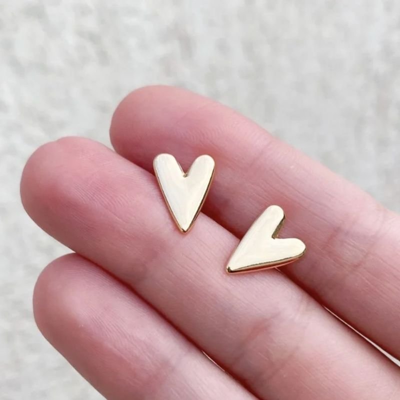 TRIO CORAÇÃO ALONGADO LISO