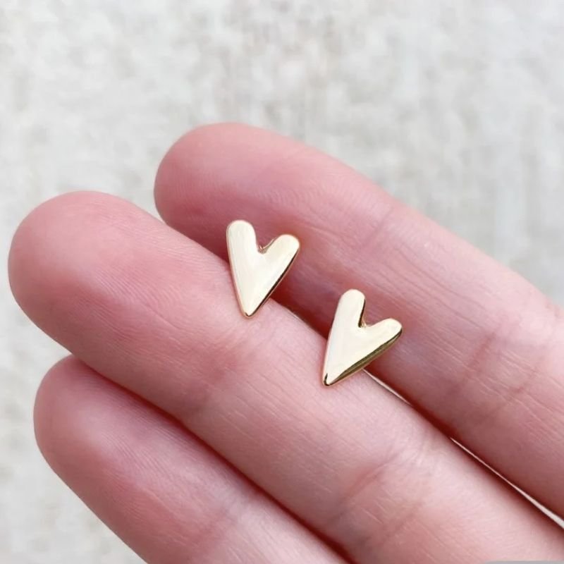 TRIO CORAÇÃO ALONGADO LISO