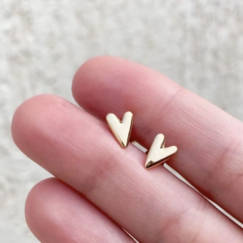 TRIO CORAÇÃO ALONGADO LISO